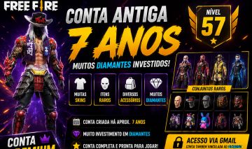 CONTA FREE FIRE 7 ANOS(Negociável)