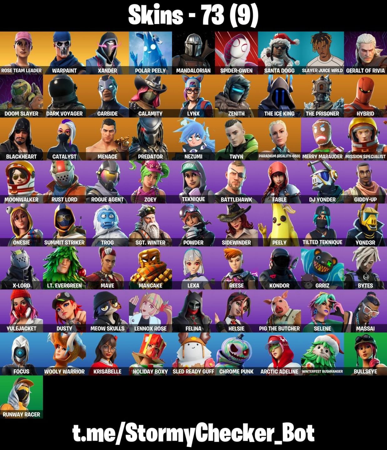 CONTA FORTNITE COM TAKE THE L, SALVE O MUNDO E 73 SKINS - ENTREGA AUTOMÁTICA