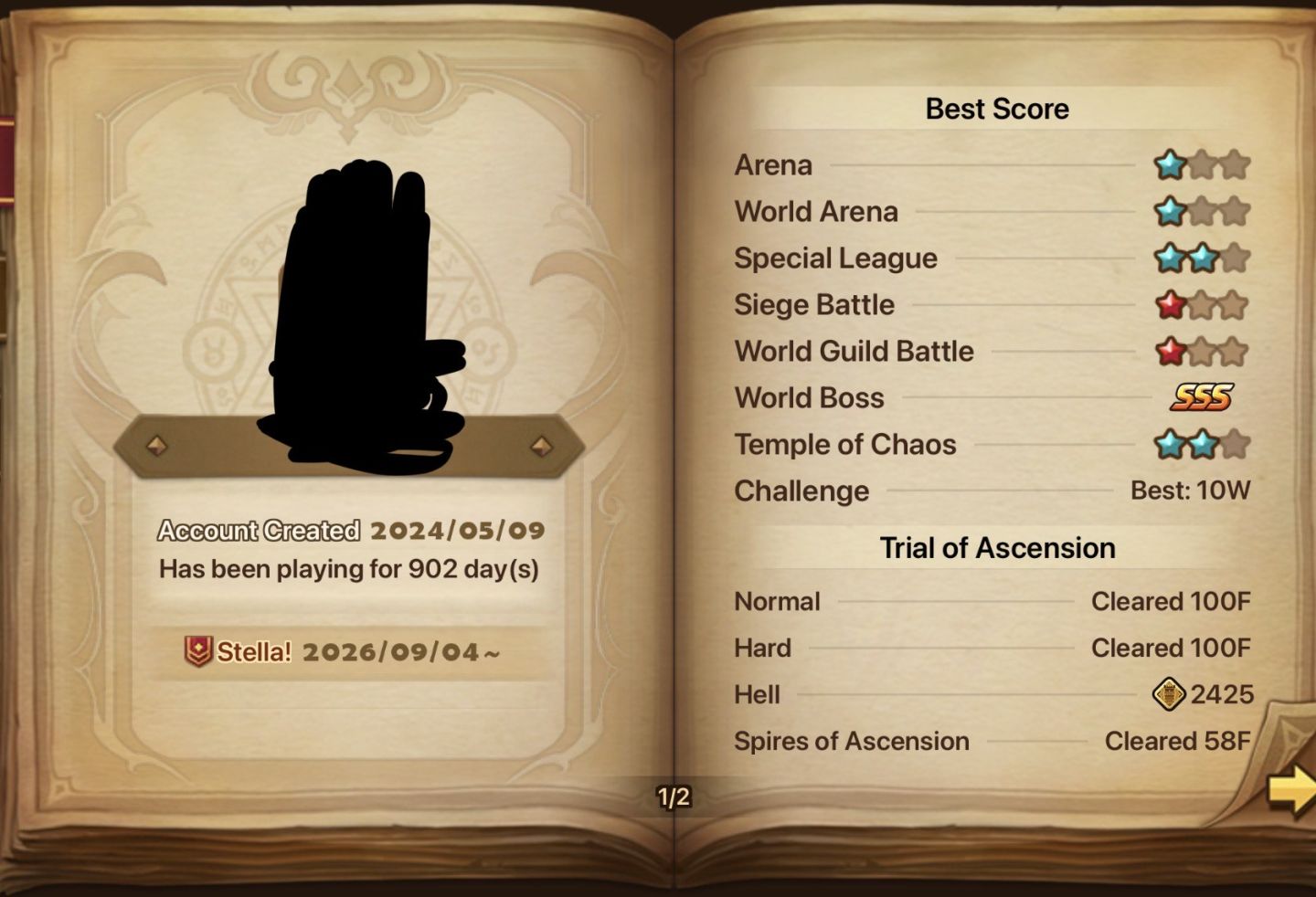 CONTA 7LD SUMMONERS WAR MID GAME ASIA
