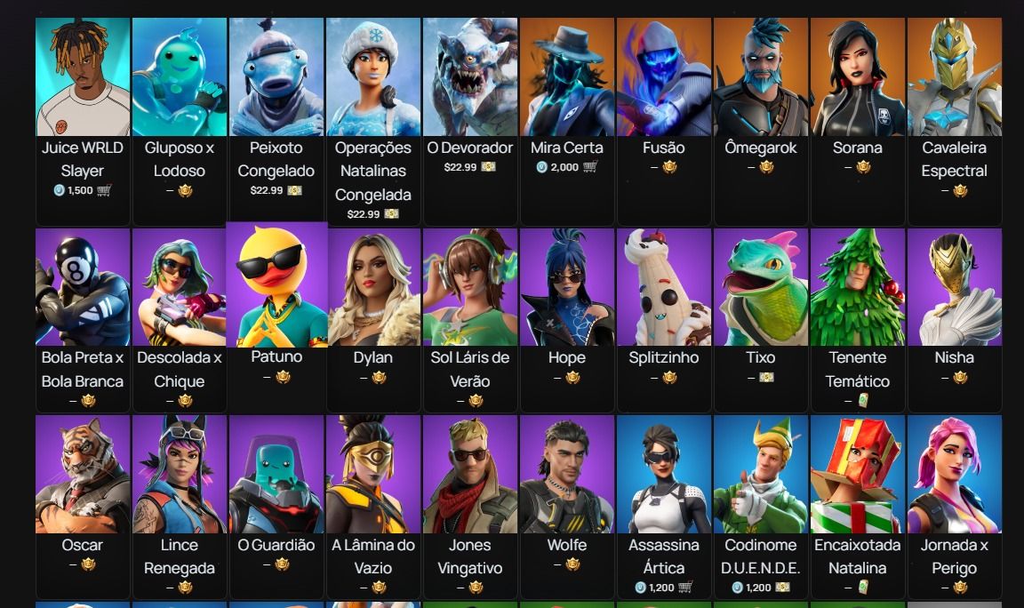 CONTA DE FORTNITE TOP!