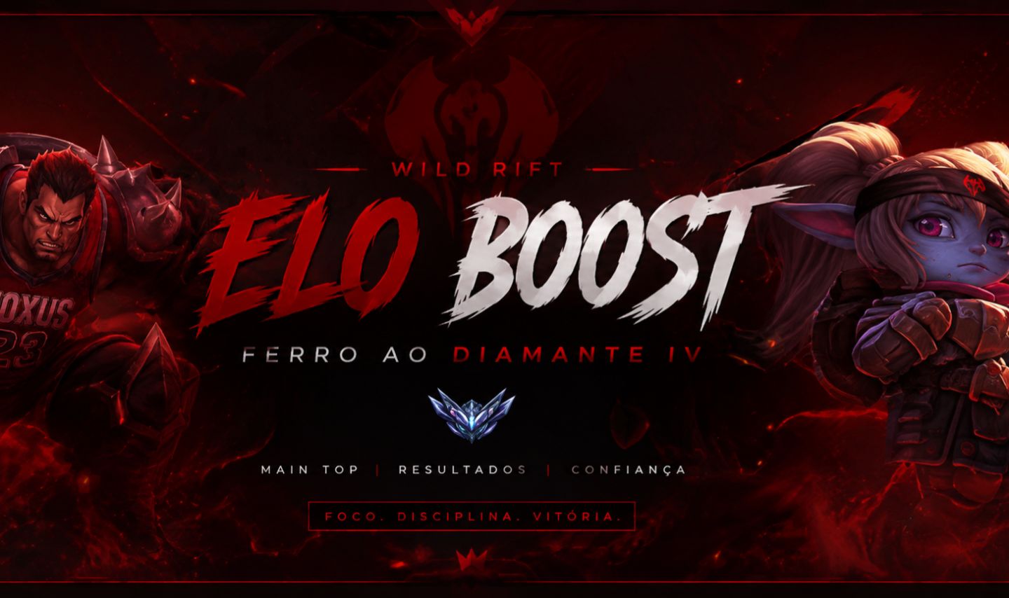 ELO JOB WILD RIFT | MAIN TOP SUBA ATÉ DIAMANTE IV | LOW ELO