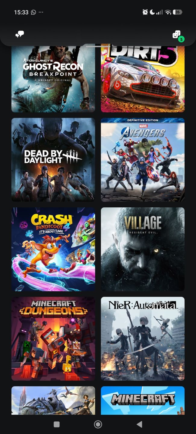 Minha conta com mais de 700 jogos e mais 598 platinas