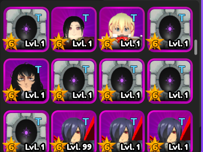 [PROMOÇÃO!] Personagens para trade. ALL STAR TOWER DEFENSE