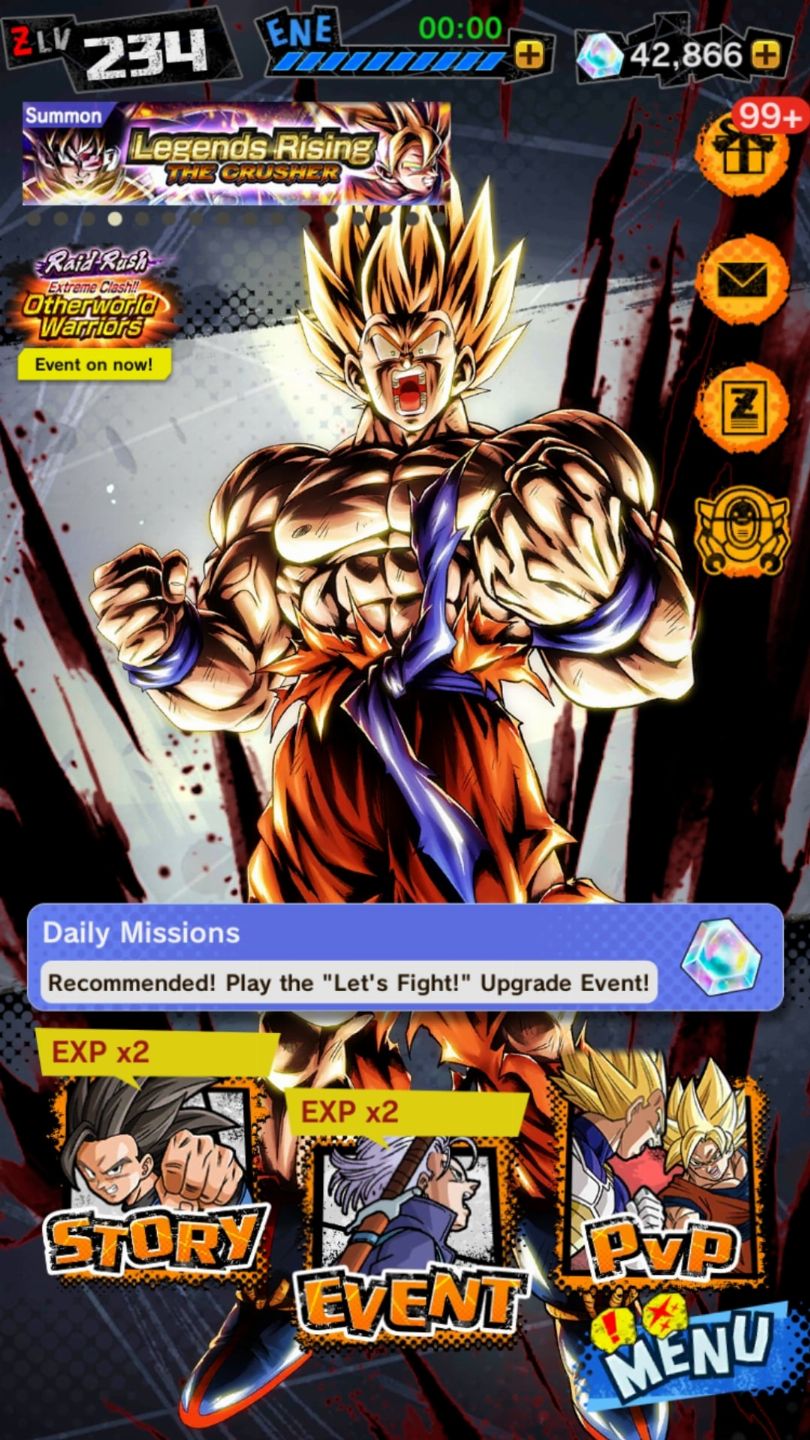 MENOR PREÇO - CONTAS DRAGON BALL LEGENDS 60K a 90K
