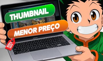 (MENOR PREÇO) DESIGNER THUMBNAIL - BANNER - ETC