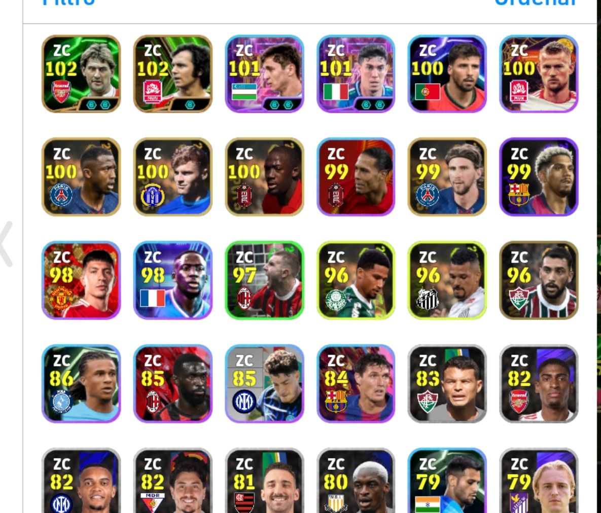 Conta efootball muita braba