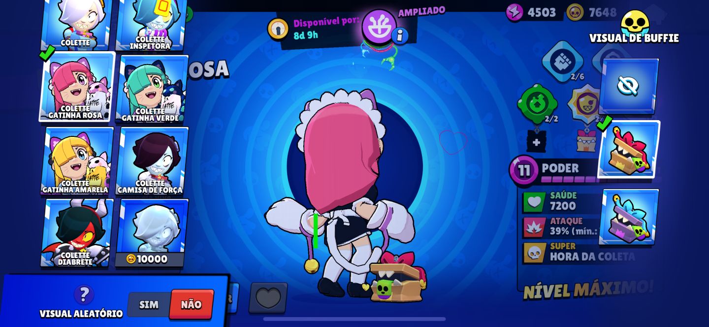 Conta de brawl stars criada em 2018