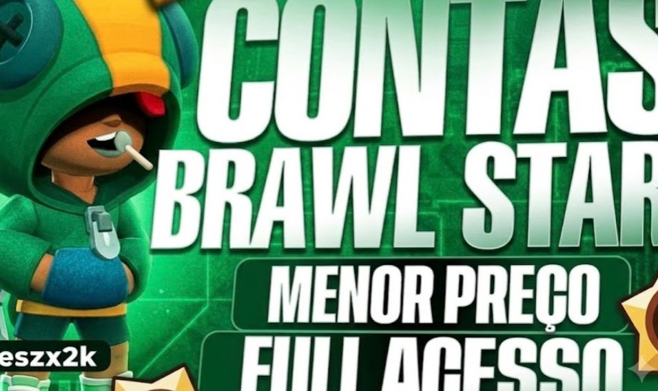 Conta brawl stars full acesso + lendarios + 12 skins +10k trofeus