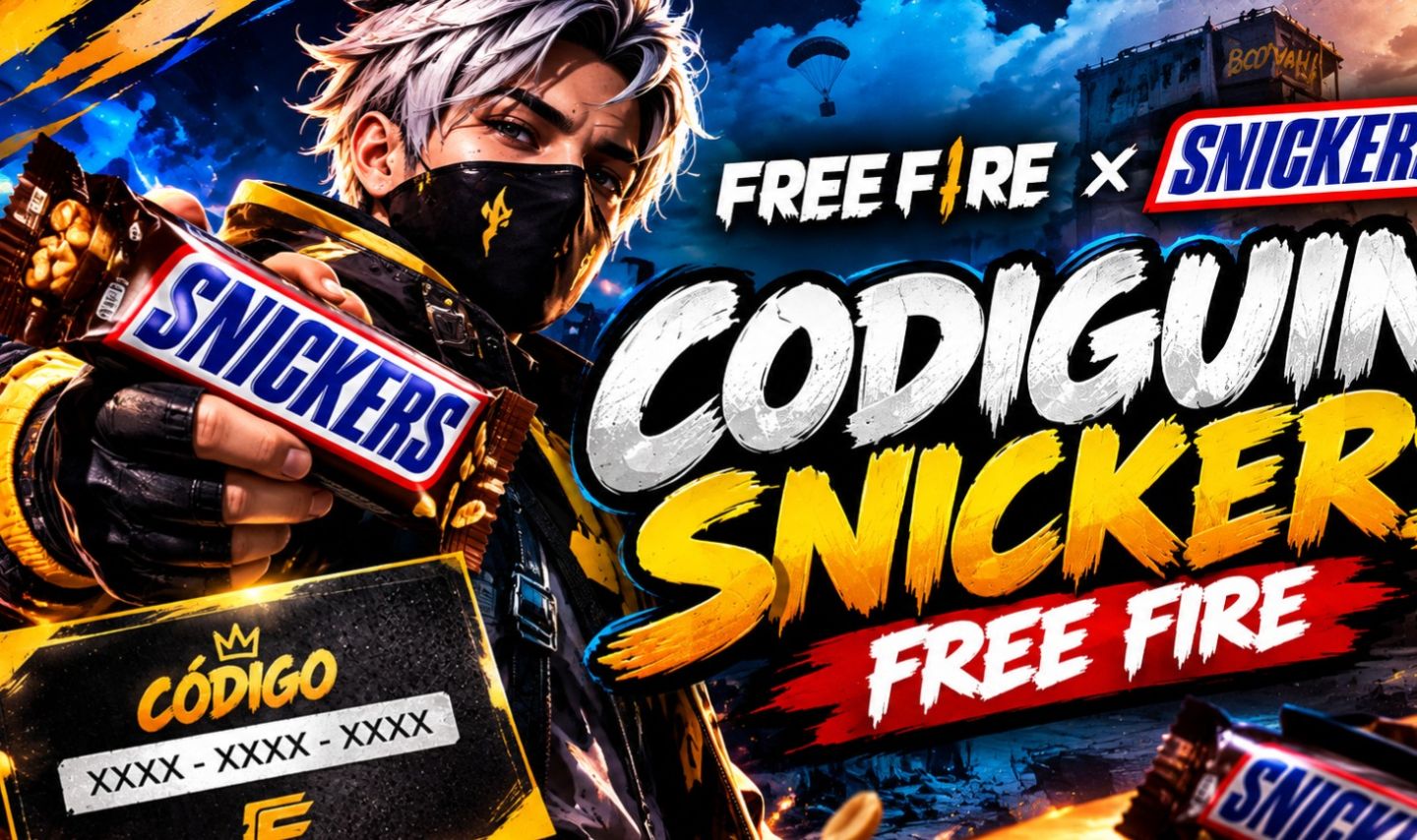 CODIGUIN SNICKERS FREE FIRE | Envio por ID