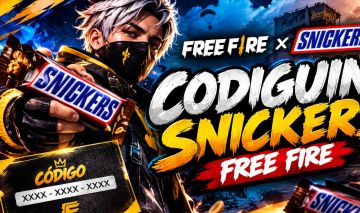 CODIGUIN SNICKERS FREE FIRE | Envio por ID