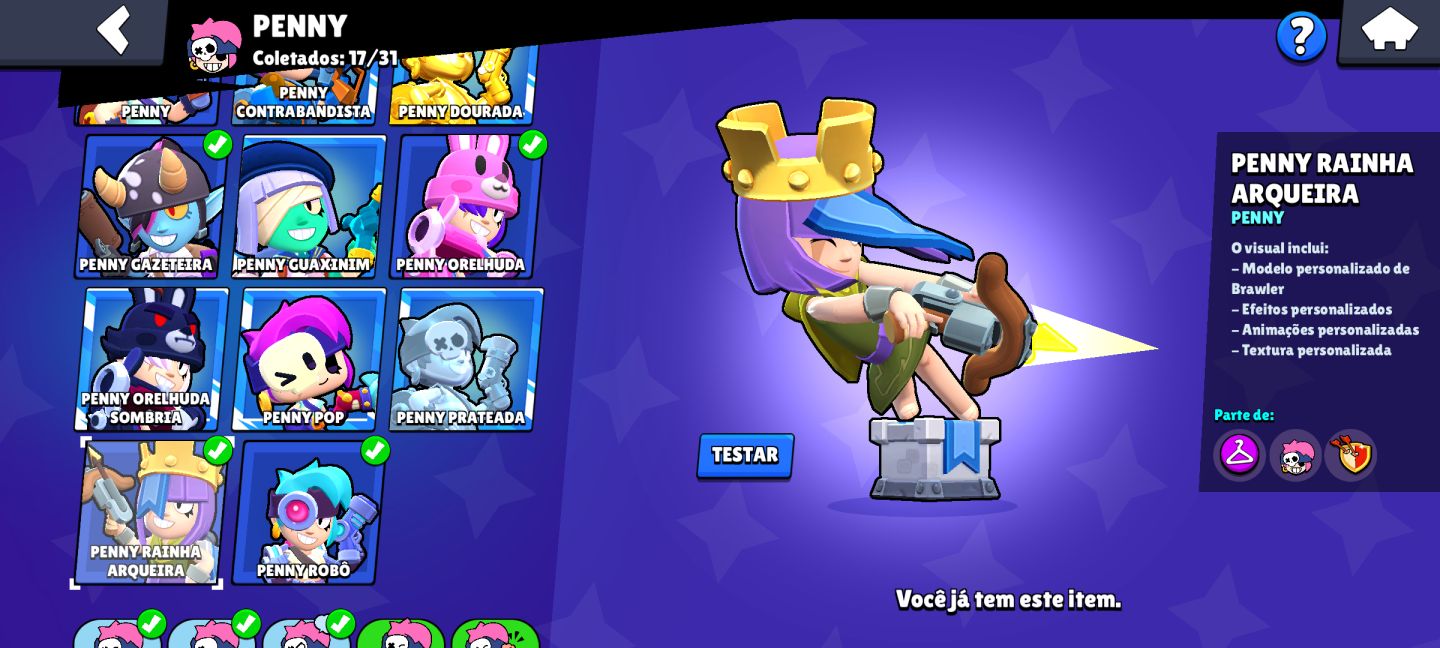 Conta de Brawl Stars + Clash à venda com itens limitados e raridade de 2020/2021