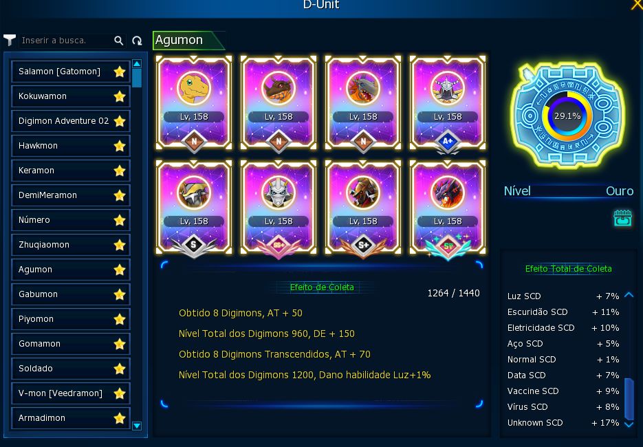 Conta Tamer 157 - OMM, SusaEx, 13 SSS+ - Servidor: Alphamon (LADMO)