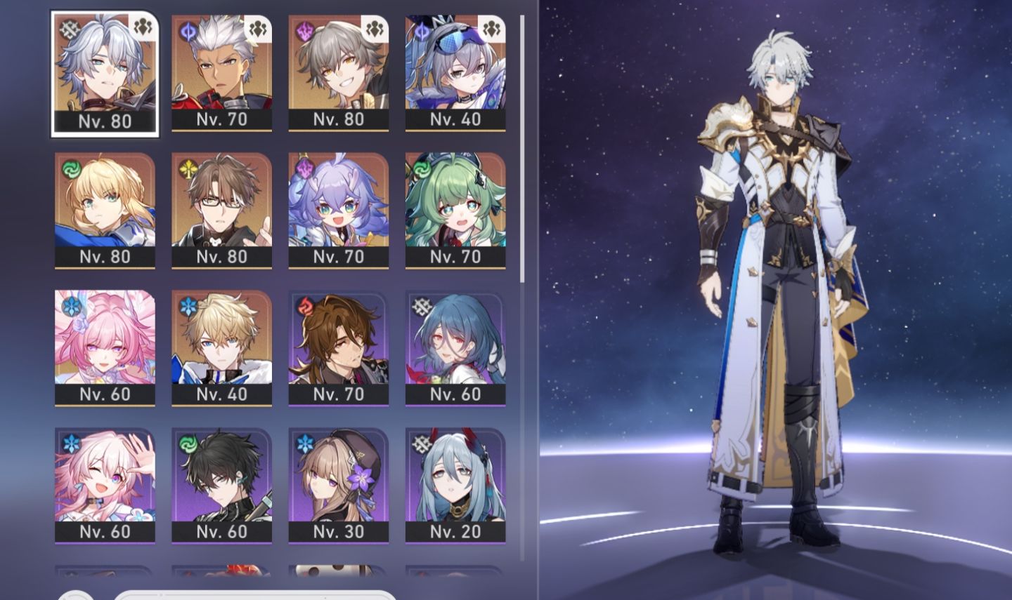 Conta Honkai Star rail Muito boa para começar Collab e Vários 5 ESTRELAS.
