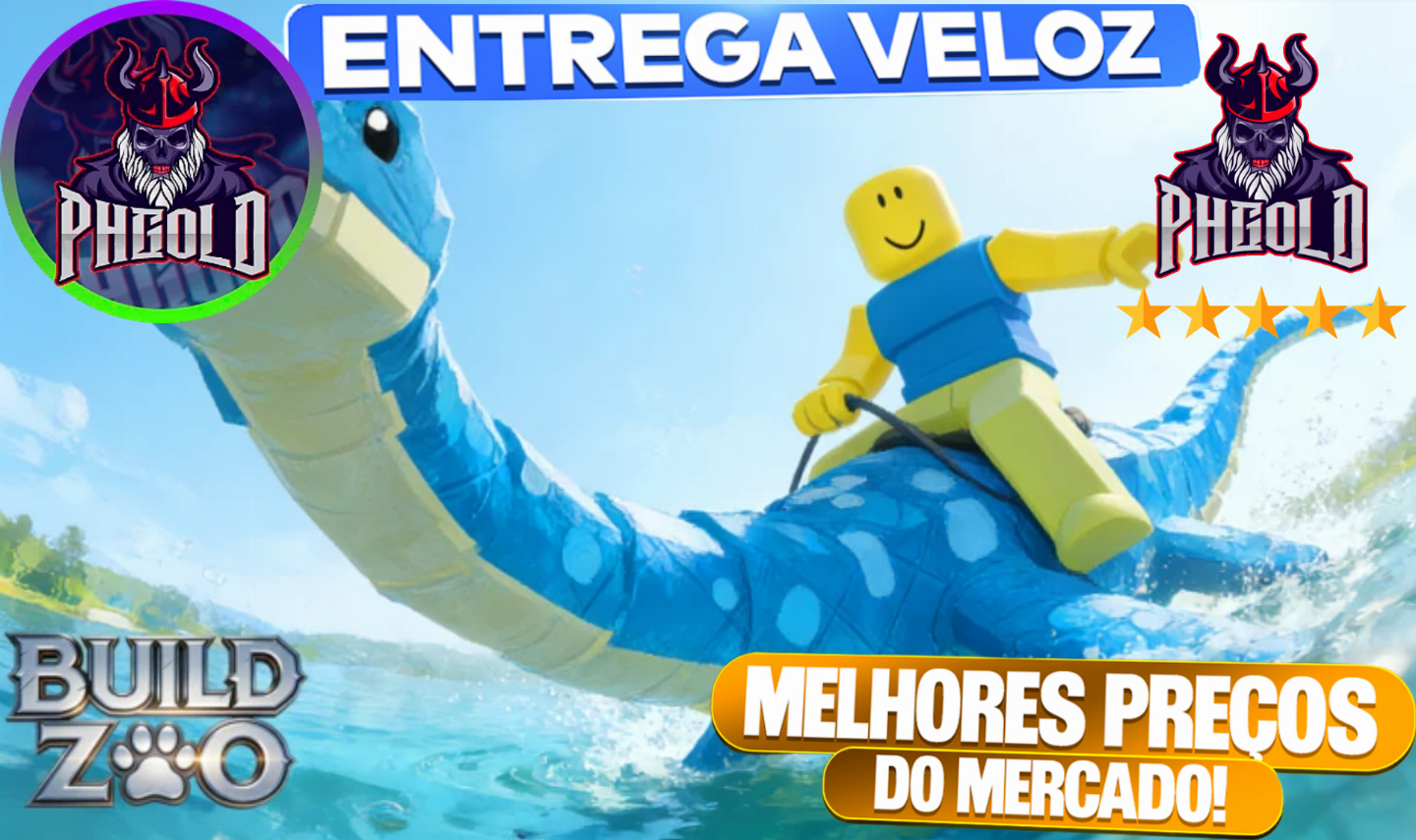 CONSTRUA UM ZOOLÓGICO | BUILD A ZOO | GAMEPASS | MELHOR PREÇO E ATENDIMENTO|TOP!