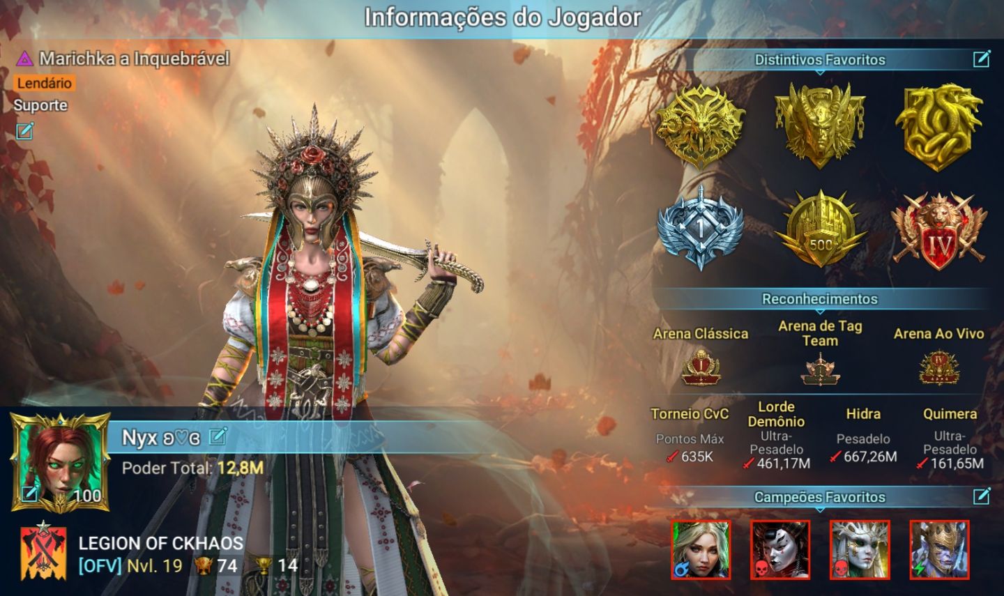 Conta raid shadow legends end/gmae