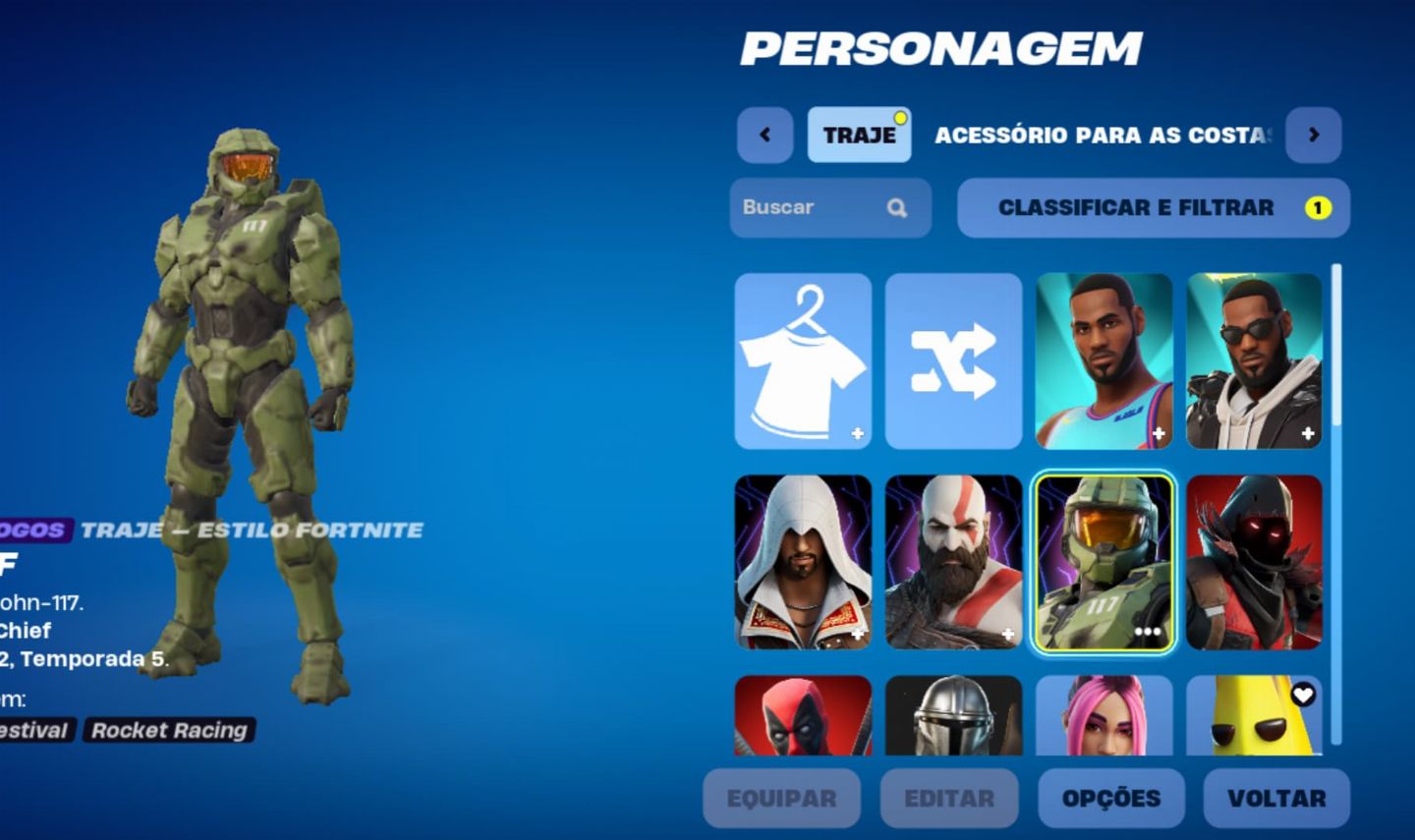 Conta Fortnite/Epic cheia de skins e Jogos