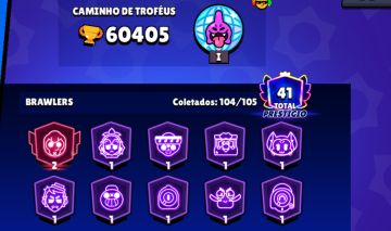 Conta HYPADA!!! 104/105 BRAWLERS