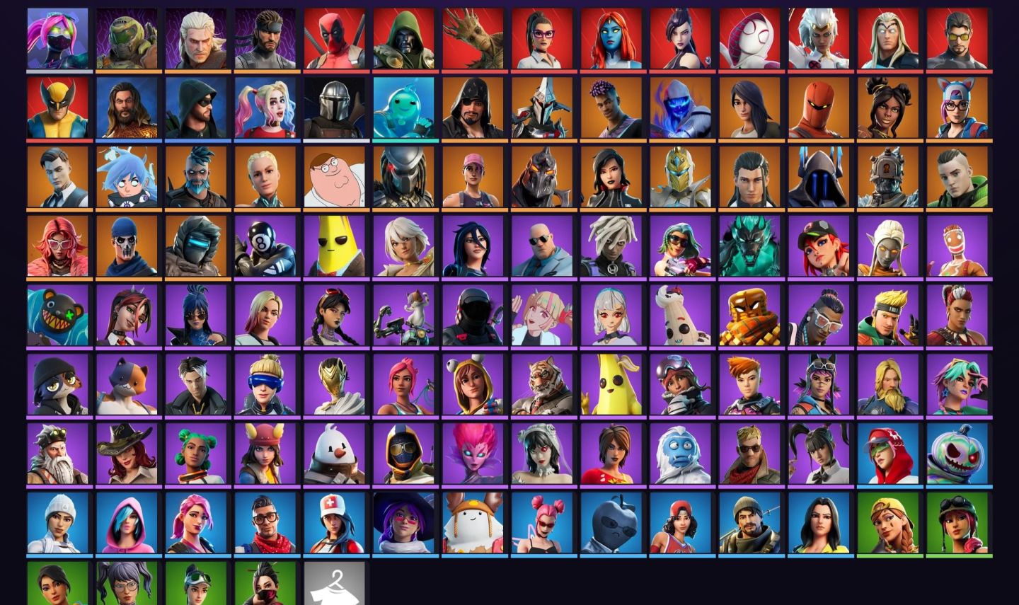 (OFERTA!) Conta Fortnite com 117 Skins + Salve o Mundo Fundador e Carros no RL!