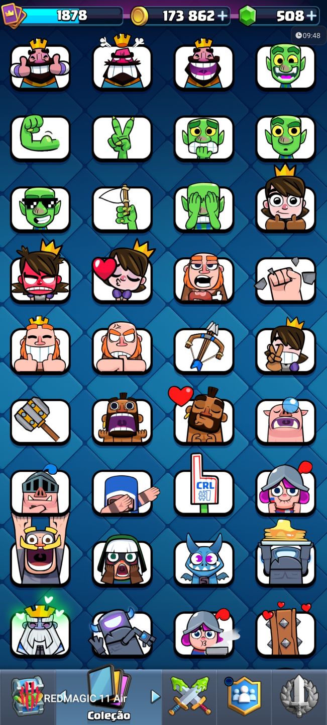 Conta Clash Royale LVL 16 14k troféus