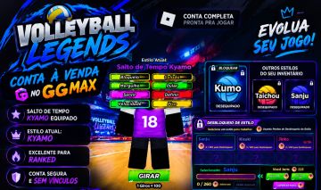 CONTA VOLLEYBALL LEGENDS ROBLOX | COM TSK, TAICHOU, KUMO, SANJU