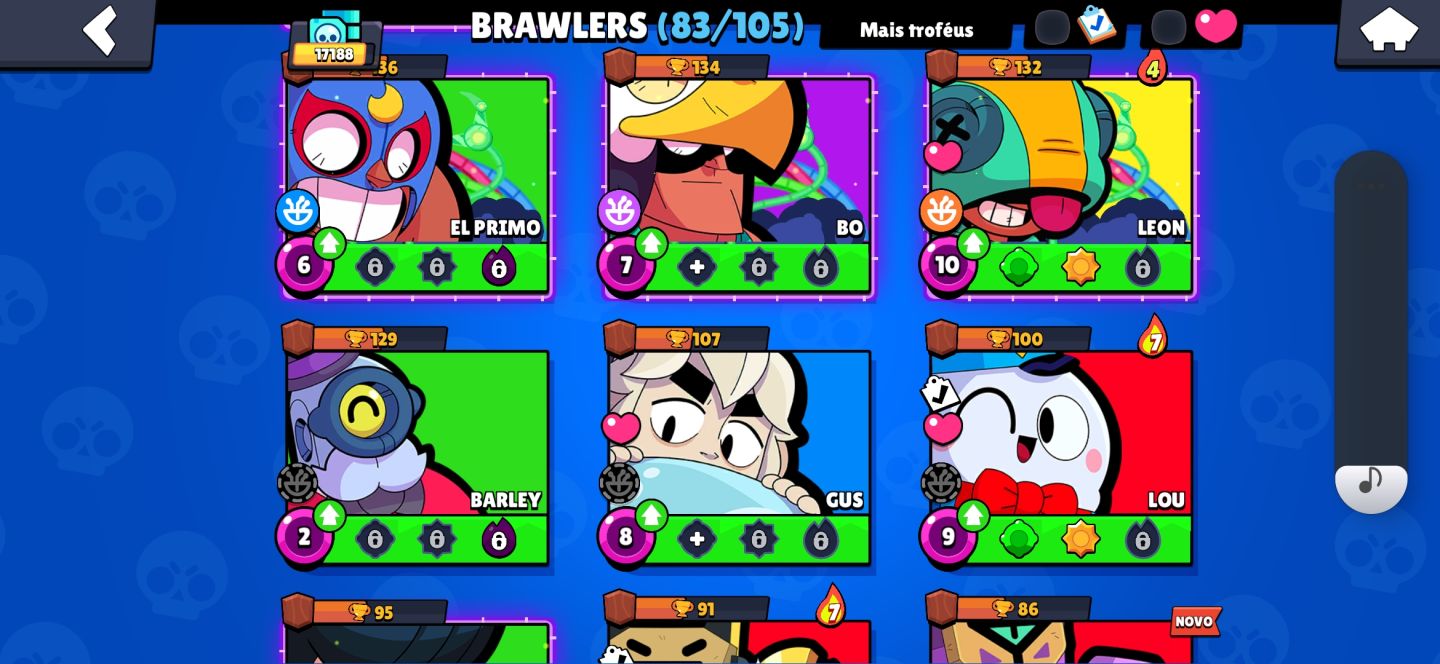 CONTA BRAWL STARS NO PREÇINHO ! (Tem muitas skins , moedas , prestígios e mais!)