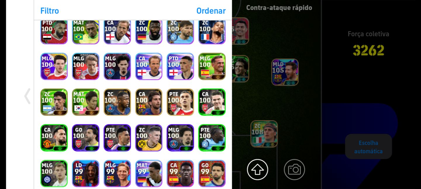 Conta de efootball 3262 overal