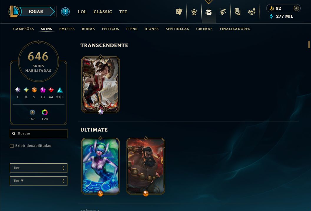 Conta Valorant ( Desde o Beta ) e LOL com mais de R$ 8000 gastos