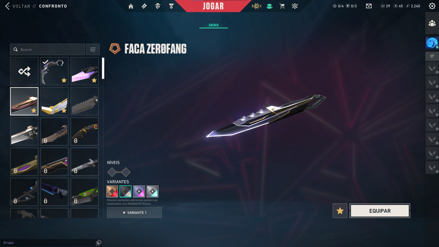 CONTA VALORANT, FACA VCT 2026, KARAMBIT SAQUEADORA, GASTO 1840,70