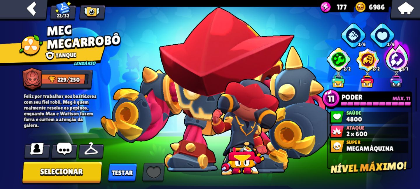 CONTA DE BRAWL STARS A CONTA ESTÁ COM 10% DE DESCONTO!!