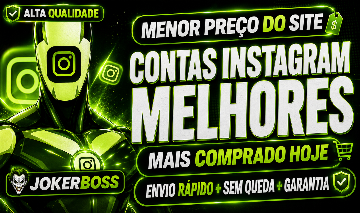 (FORNECEDOR) CONTAS INSTAGRAM NOVAS E ANTIGAS - 100% QUALIDADE