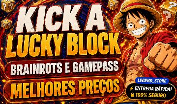 [PROMOÇÃO 90% OFF]KICK A LUCKY BLOCK/CHUTE UM BLOCO UM SORTE |PETS 445T |RÁPIDO!