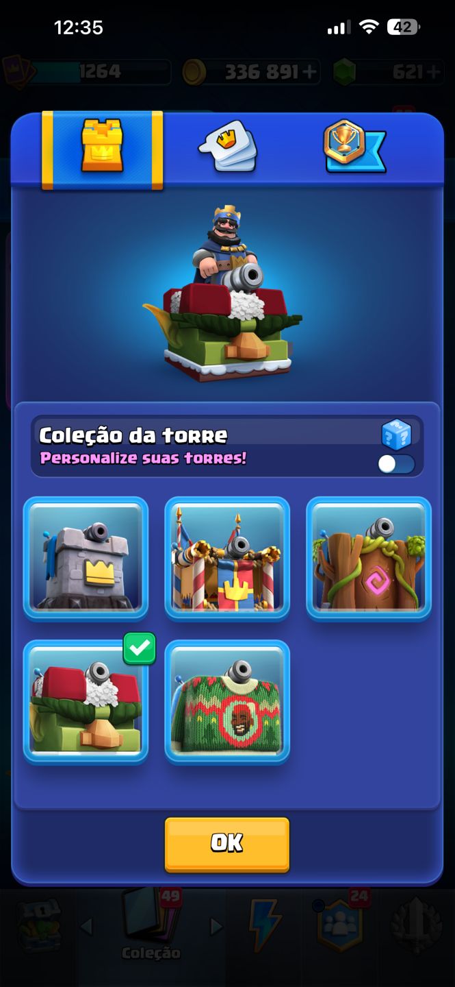 CONTA CLASH ROYALE ARENA 13