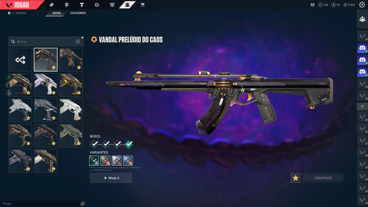 CONTA DE VALORANT BETA FECHADO | FACA VCT 26 | 24 SKINS DE ARMAS + 5 FACAS!