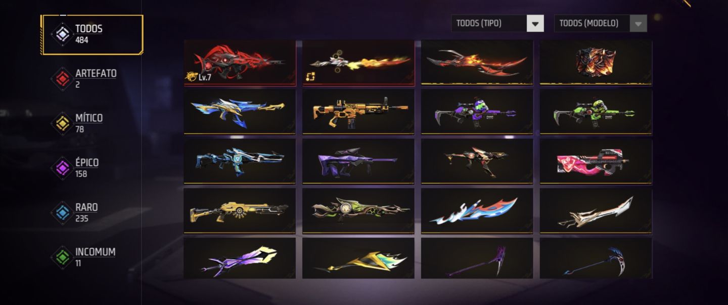 CONTA FREE FIRE SEGUNDO PASSE E ANGELICAL