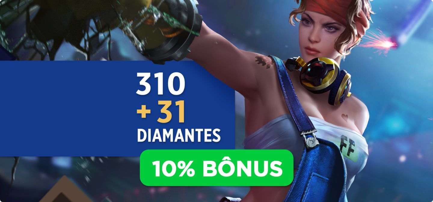(MAIS BARATO DO SITE)DIAMANTES VALOR ORIGINAL COM +10 BÔNUS FREE FIRE