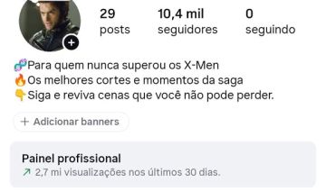 Conta de Instagram X-Men | 10,4 Mil Seguidores | Alto Engajamento |
