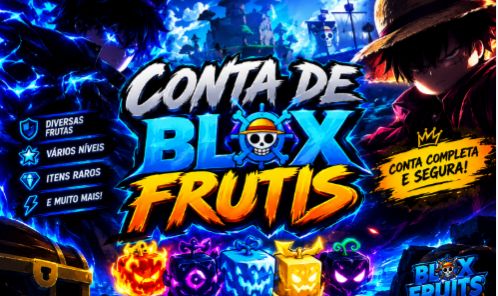 CONTA DE BLOX FRUTIS COM 5 MÍTICAS ALEATÓRIAS NO INVENTÁRIO GARANTIDO