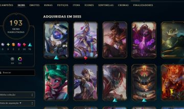 Conta LoL 193 Skins | 2 Ultimates + 2 Míticas + 16 Lendárias | 150K Essências Az