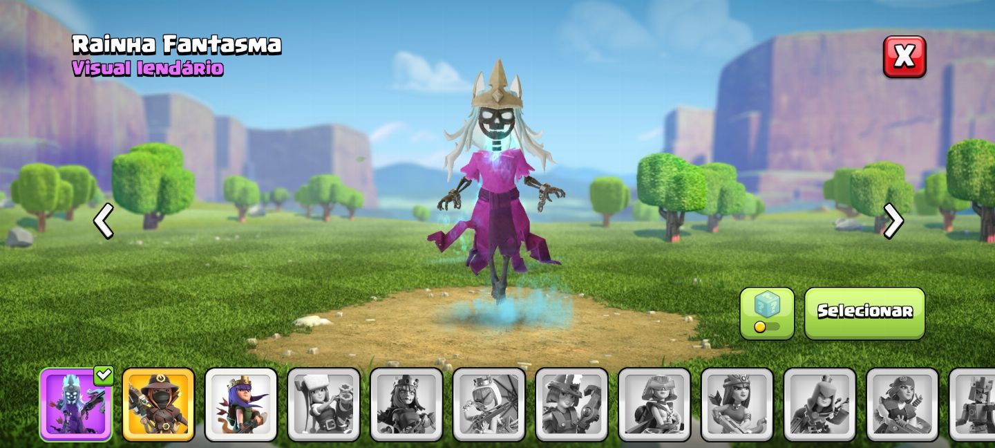 Cv11 99% Full com skin rara da rainha