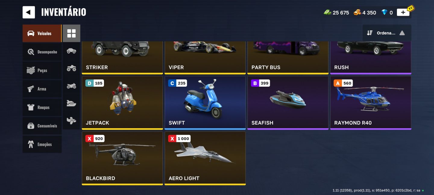 Conta flex city com McLaren,jato, muito antiga (uma das primeiras a ser criado)