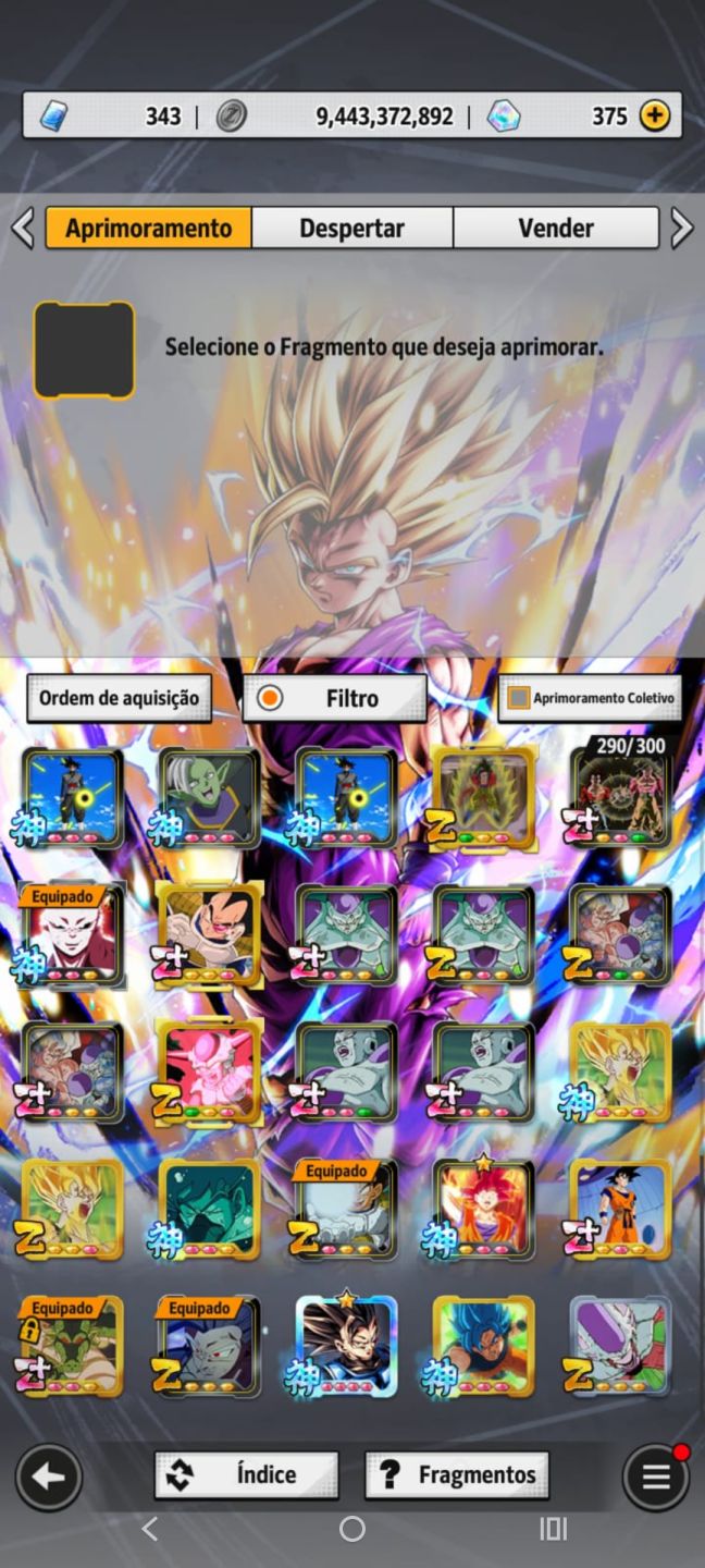 Conta Dragon Ball Legends, DBL