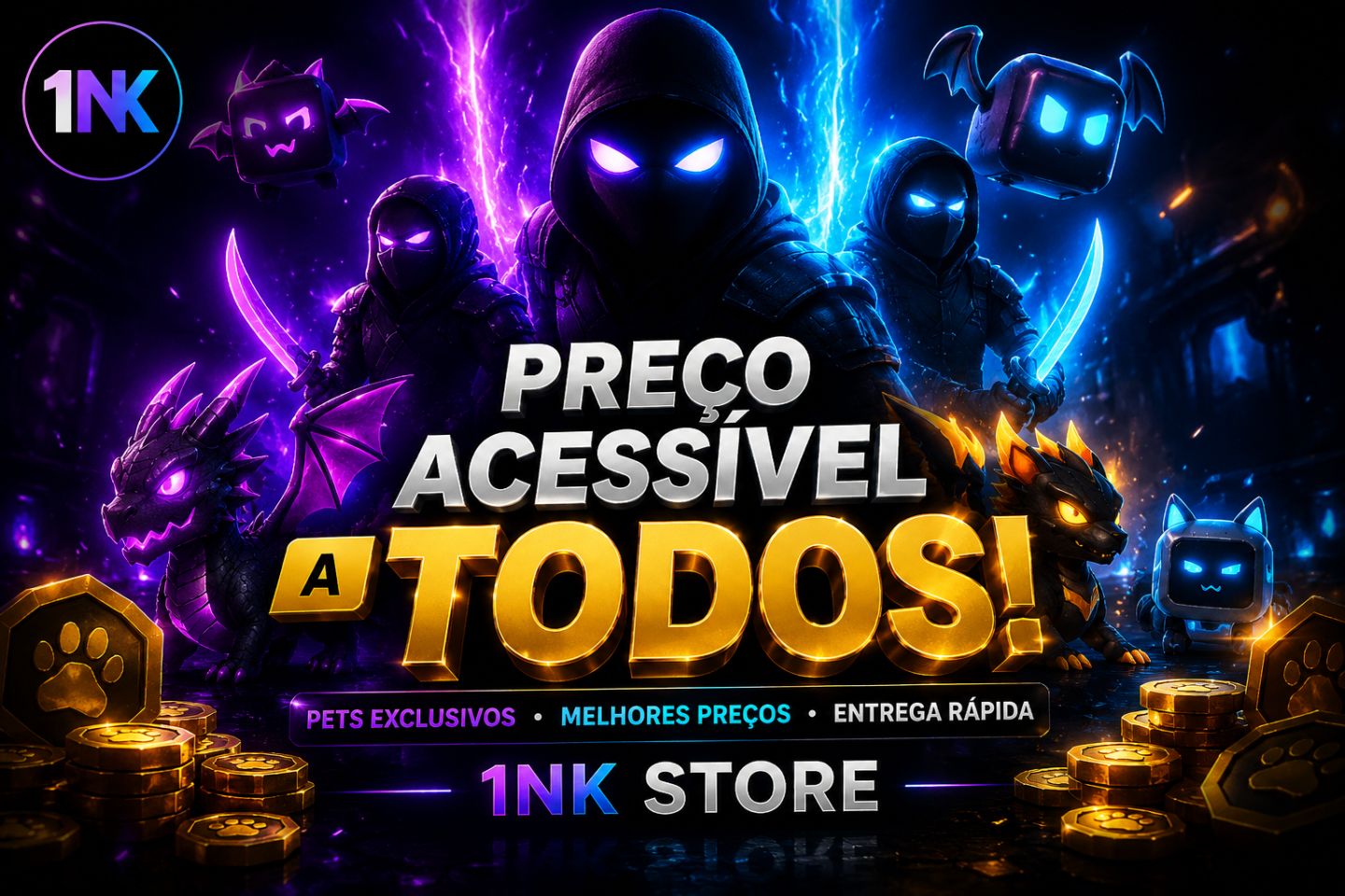 NINJA LEGENDS - PET's ( ESTOQUE ATUALIZADO )