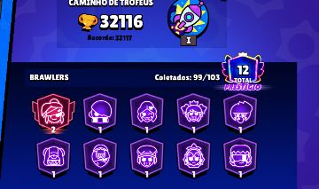 CONTA BRAWL STARS | RARA | KENI | 32K DE TROFÉUS