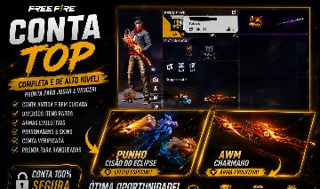 CONTA FF / PUNHO ECLIPSE / NOVA AMW + PASSE ELITE