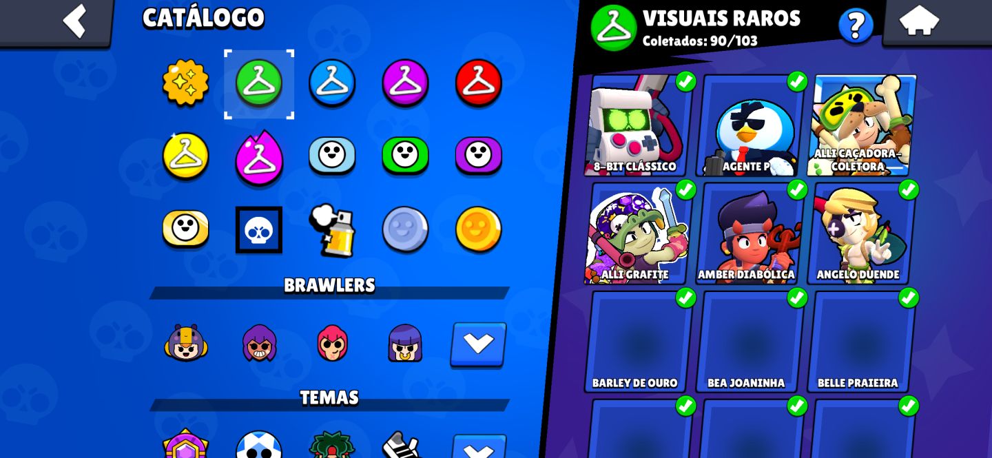 Conta brawl stars 63k + 362 skins