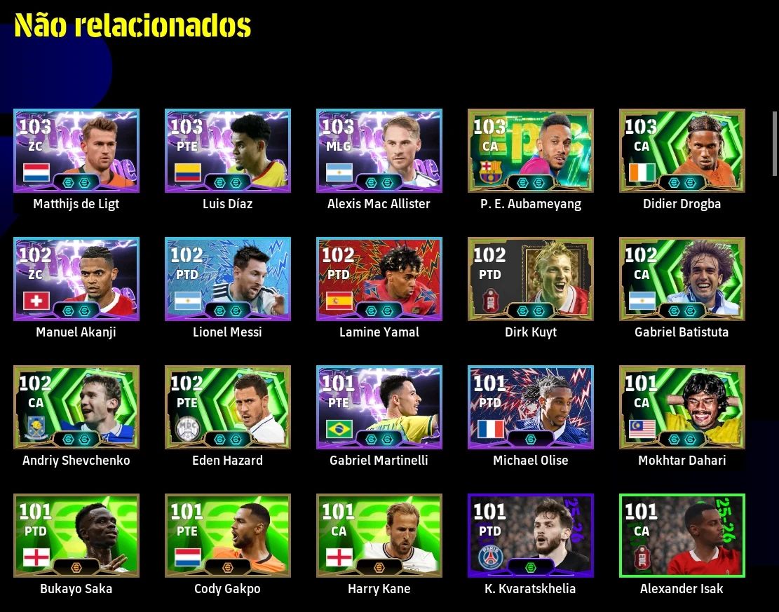 CONTA eFootball STEAM | FORÇA 3215 | MBAPPÉ 106 + SHEVCHENKO 106 + NESTA 106