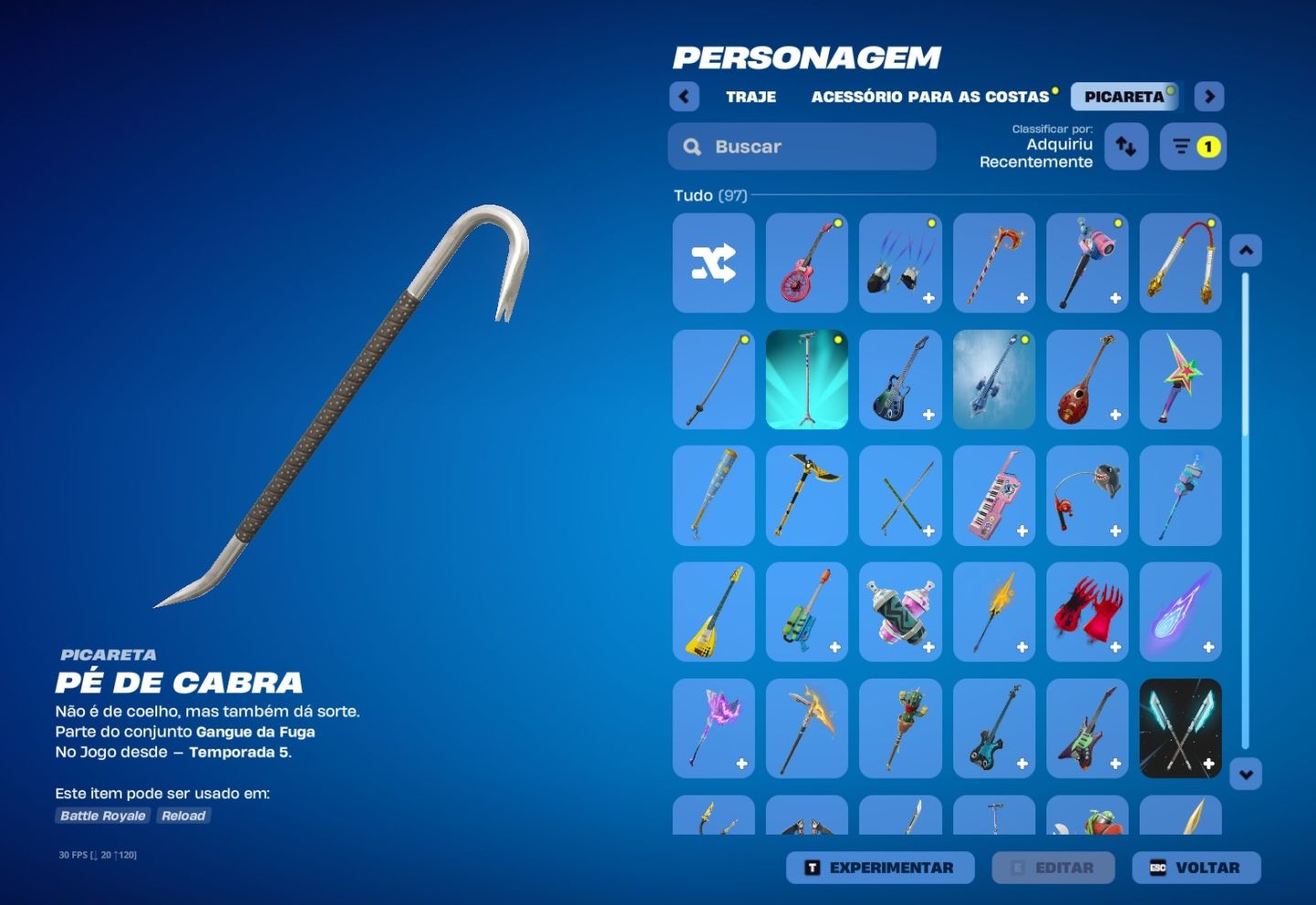 Conta Season 3 e 4 com Agente Corrupto e skin secreta muito rara!!!