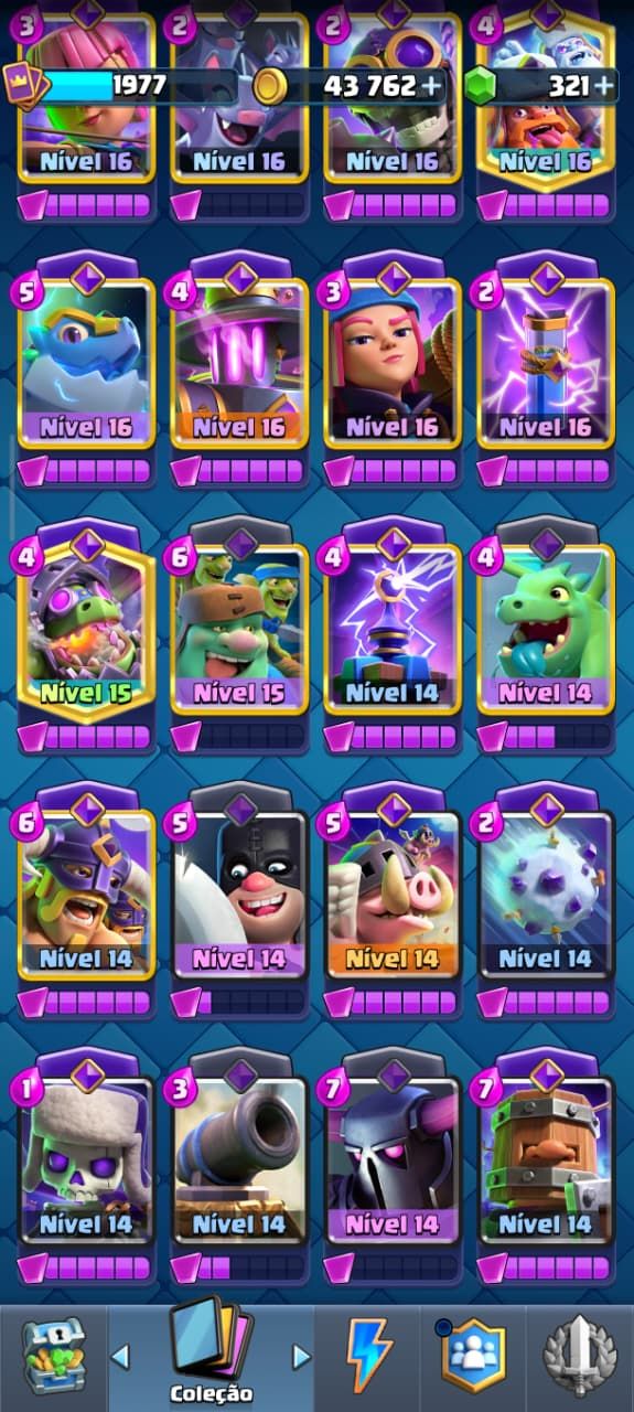 Conta Clash Royale - SEMI FULL 7 ANOS!!