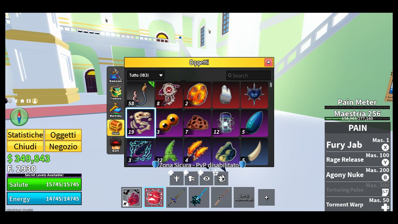 Conta de blox fruits com Magnet perm