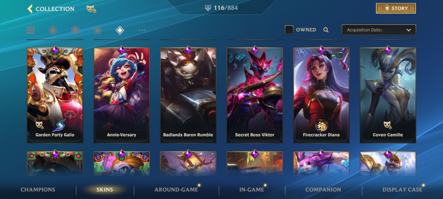 WILD RIFT - EX Monarca - 116 Skins - Yasuo Rosa de Cristal - Full Champs.